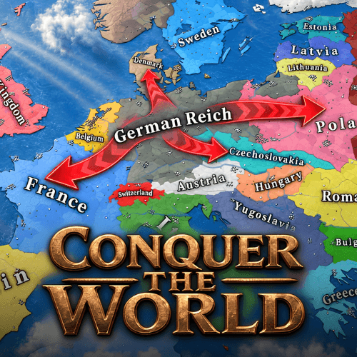 Conquer Europe WW2 cover