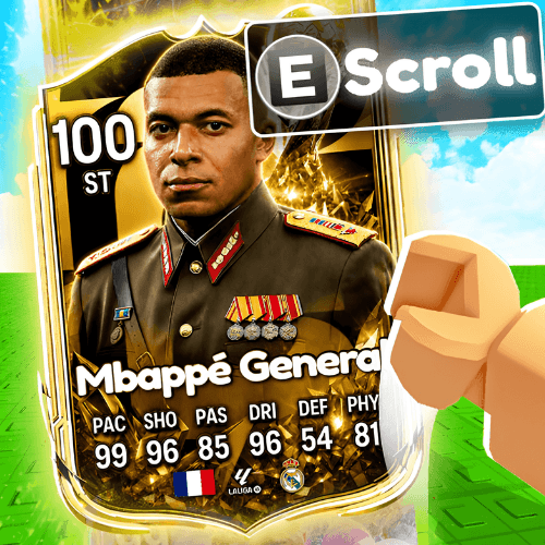 Scroll Soccer Cards
